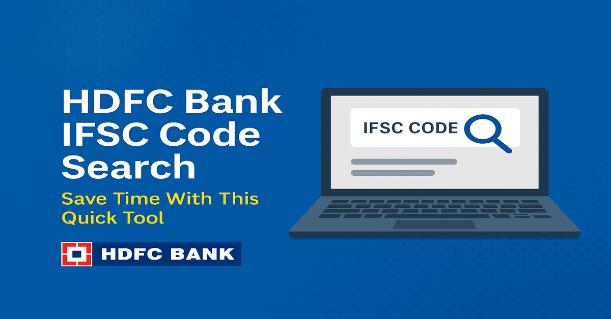 HDFC Bank IFSC Code Search