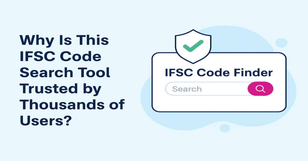 IFSC Code Search Tool